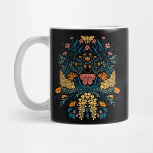 Wildflower Botanical Damask Mug